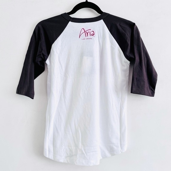 Chaser x Aria T-Shirt 10 12 NWT Juniors Henley Vegas MGM Resorts Party Animal - Picture 7 of 10